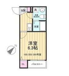 カーサスミカの物件間取画像